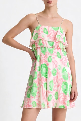 Vestido trapecio - Rosa - Ganni