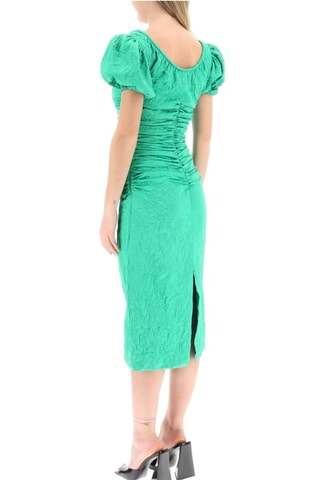 Vestido midi - Verde - Ganni