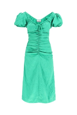 Vestido midi - Verde - Ganni