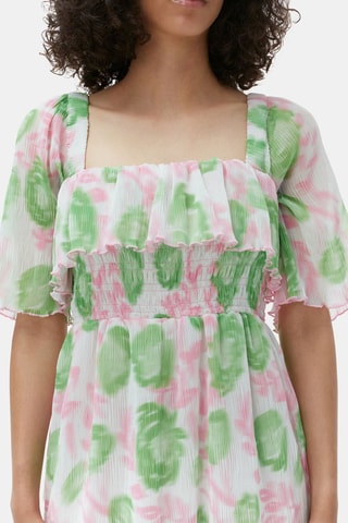 Vestido midi - Rosa - Ganni