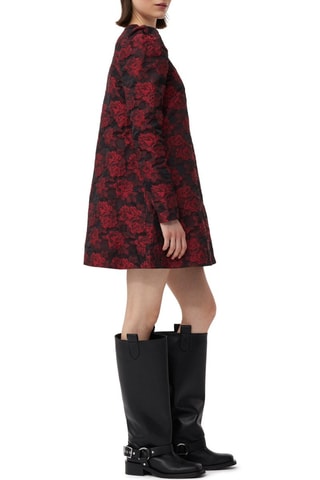 Vestido trapecio - Rojo - Ganni