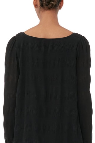 Vestido recto - Negro - Ganni