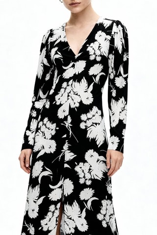 Vestido largo - Negro - Ganni