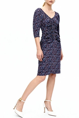Vestido recto - Violeta - Ganni