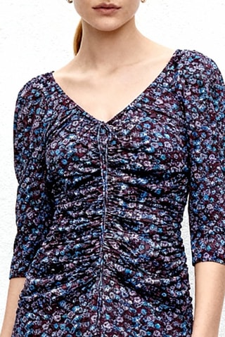 Vestido recto - Violeta - Ganni