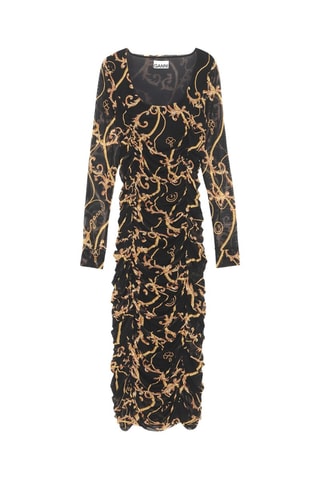 Vestido de tubo - Negro - Ganni