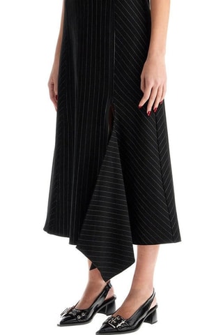 Vestido midi - Negro - Ganni
