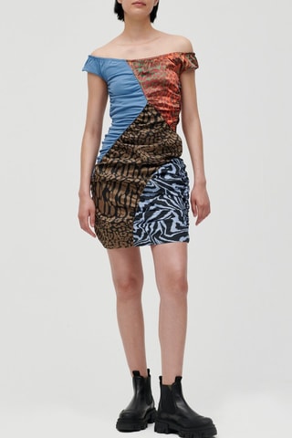 Vestido recto - Marrón - Ganni