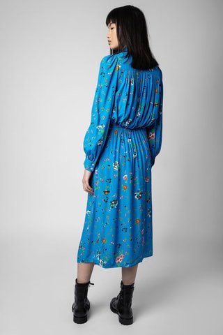 Vestido largo - Celeste