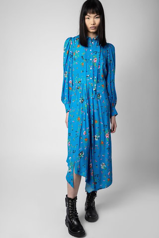 Vestido largo - Celeste