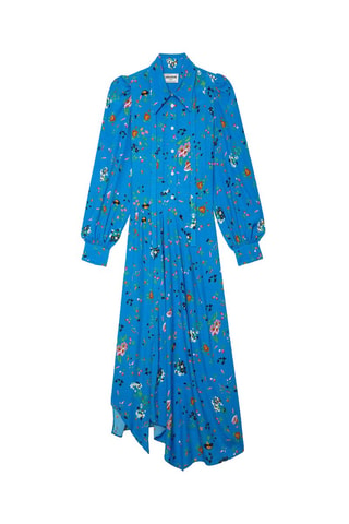 Vestido largo - Celeste