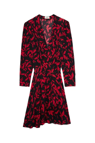 Vestido cruzado - Negro