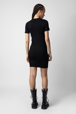 Vestido corto - Negro
