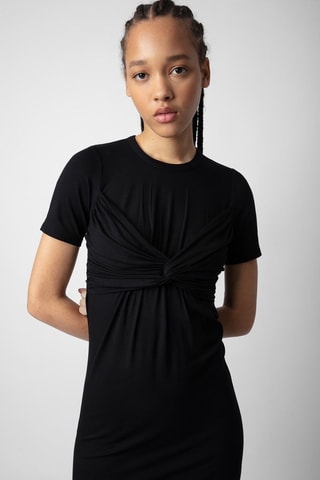 Vestido corto - Negro