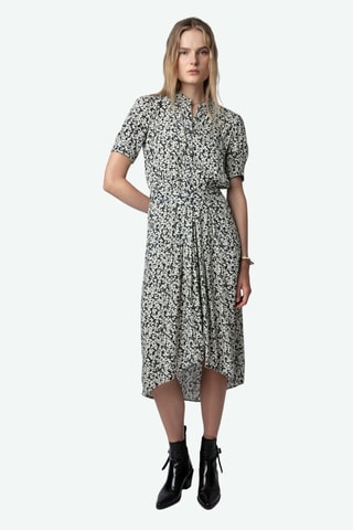 Vestido midi - Negro