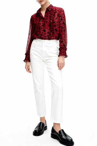 Camisa - Rojo - Ganni