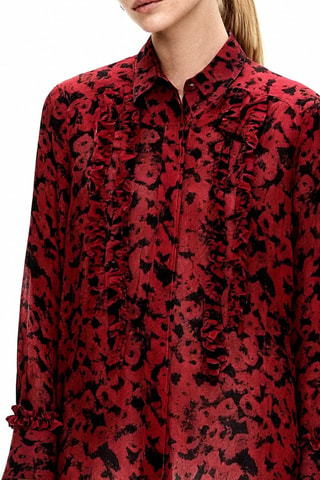 Camisa - Rojo - Ganni