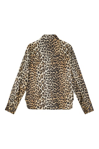 Camisa - Negro y marrón - Ganni