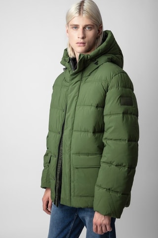 Anorak con capucha - Verde