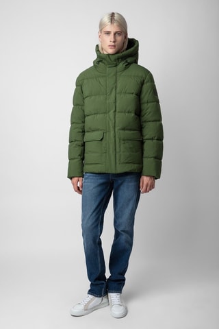 Anorak con capucha - Verde