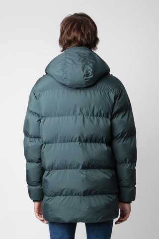 Anorak con capucha - Verde oscuro