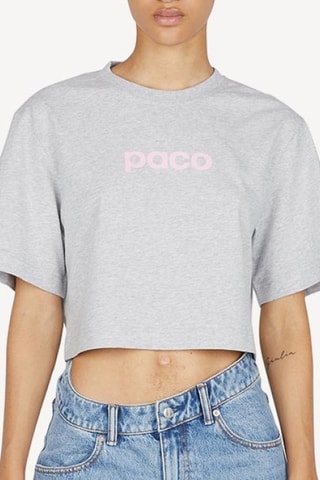 Camiseta - Gris - Paco Rabanne