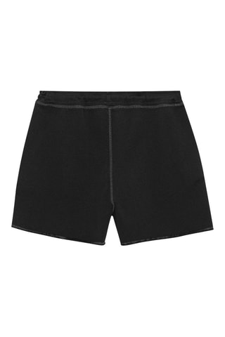 Short de algodón orgánico - Negro - Ganni