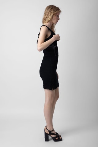 Falda recta - Negro