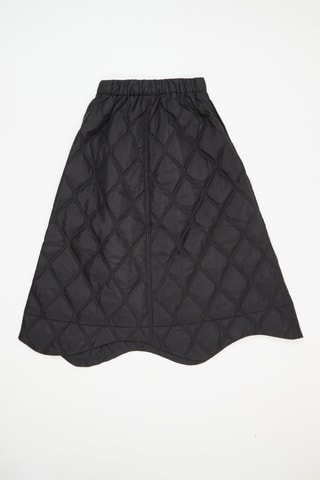 Falda midi - Negro - Ganni