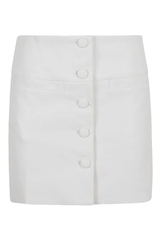Falda recta - Blanco - Proenza Schouler