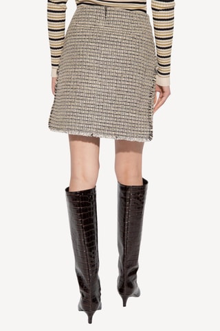 Falda recta - Gris - Proenza Schouler