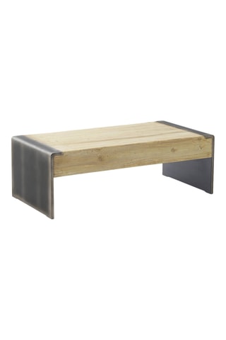 Mesa de centro - Natural y gris