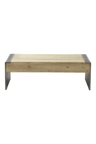 Mesa de centro - Natural y gris