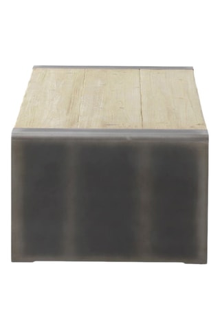 Mesa de centro - Natural y gris