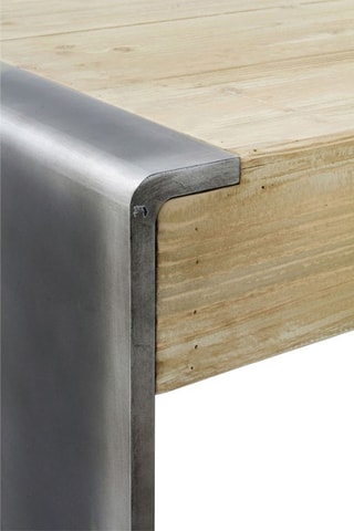 Mesa de centro - Natural y gris