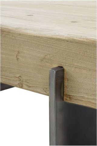 Table basse - Naturel et gris