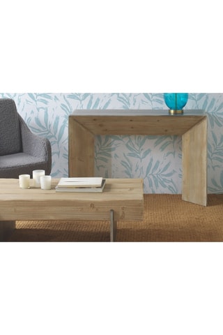 Table basse - Naturel et gris