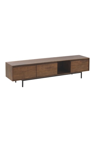 Mueble de TV - Natural y negro