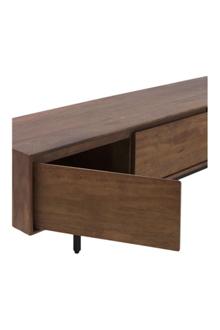 Mueble de TV - Natural y negro
