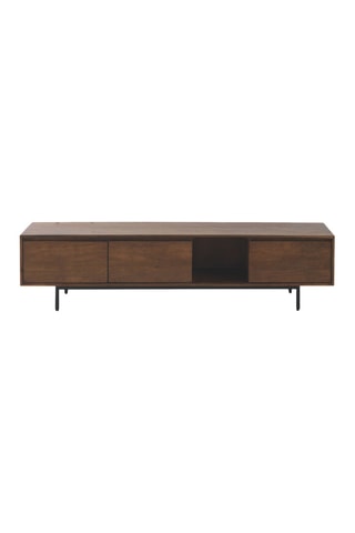 Mueble de TV - Natural y negro