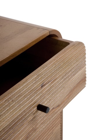Cómoda de madera de mango de 6 cajones - 100 x 40 x 80 cm