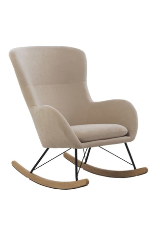 Sillón mecedor - Crema
