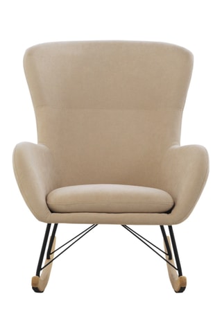 Sillón mecedor - Crema