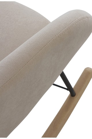 Sillón mecedor - Crema