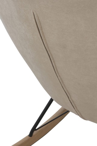 Sillón mecedor - Crema