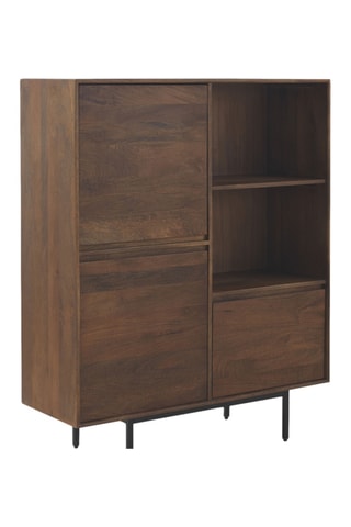 Mueble - Natural y negro
