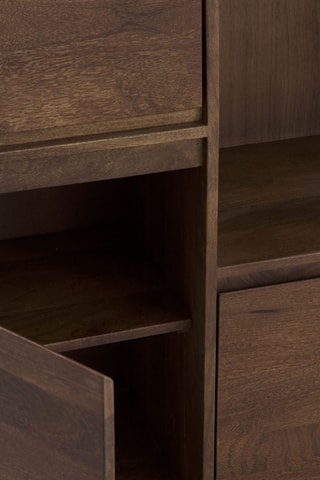 Mueble - Natural y negro