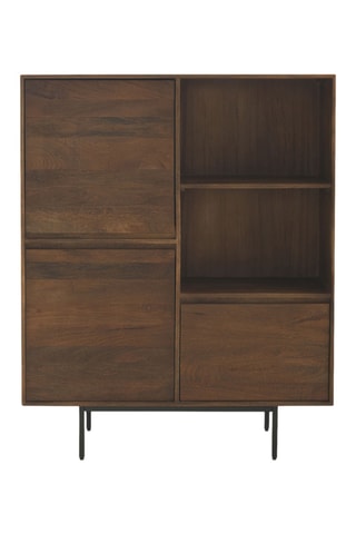 Mueble - Natural y negro