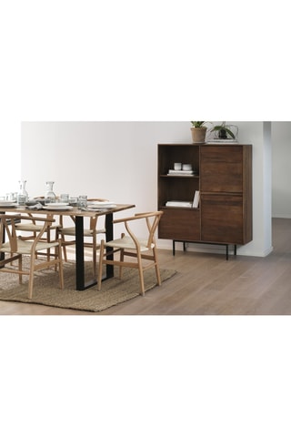 Mueble - Natural y negro