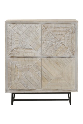 Aparador de madera de mango - 100 x 118 x 40 cm